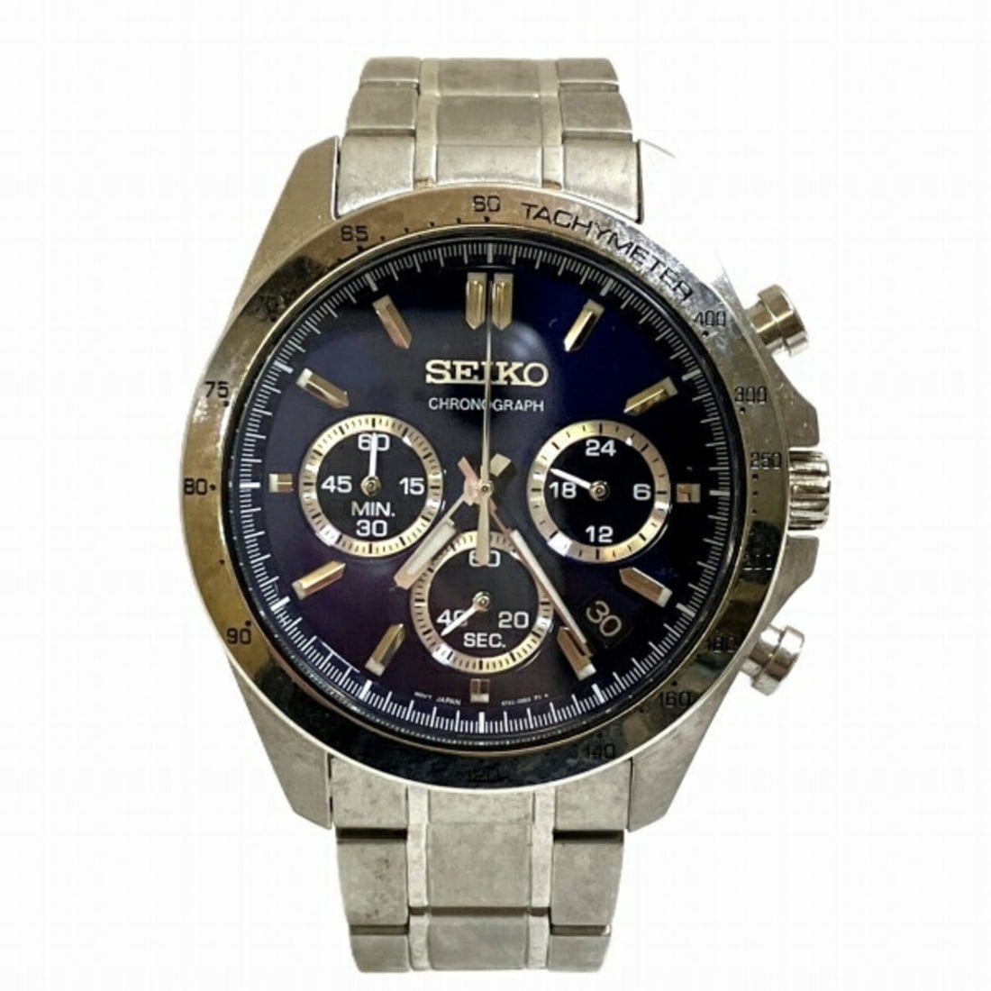 Seiko Spirit 8T63-00D0 Quartz Watch (Men's): --- Catalog ---Category: SizeWrist Size: 17.5cm / 6.88''Case Diameter: 43mm / 1.69''Category: DesignType: WristwatchGender: MenColor (Dial): BlueMaterial (Band): Stainless steelMaterial (Case): Stainl