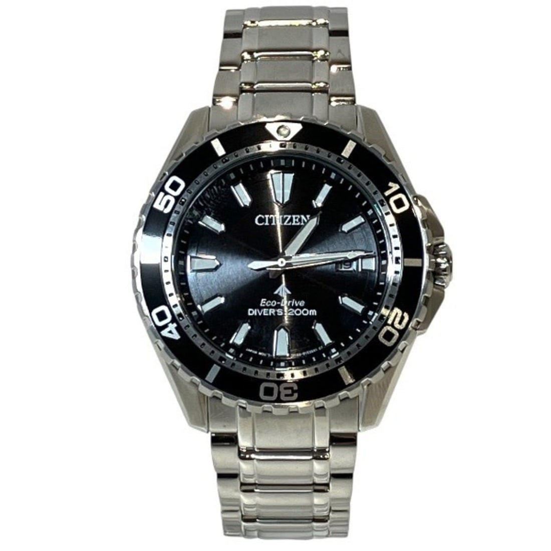 Citizen Promaster Marine E168-003FR01 Solar Watch (Men's): --- Catalog ---Category: SizeWrist Size: 20cm / 7.87''Case Diameter: 46mm / 1.81''Category: DesignType: WristwatchGender: MenColor (Dial): BlackMaterial (Band): Stainless steelMaterial (Case): Stainle