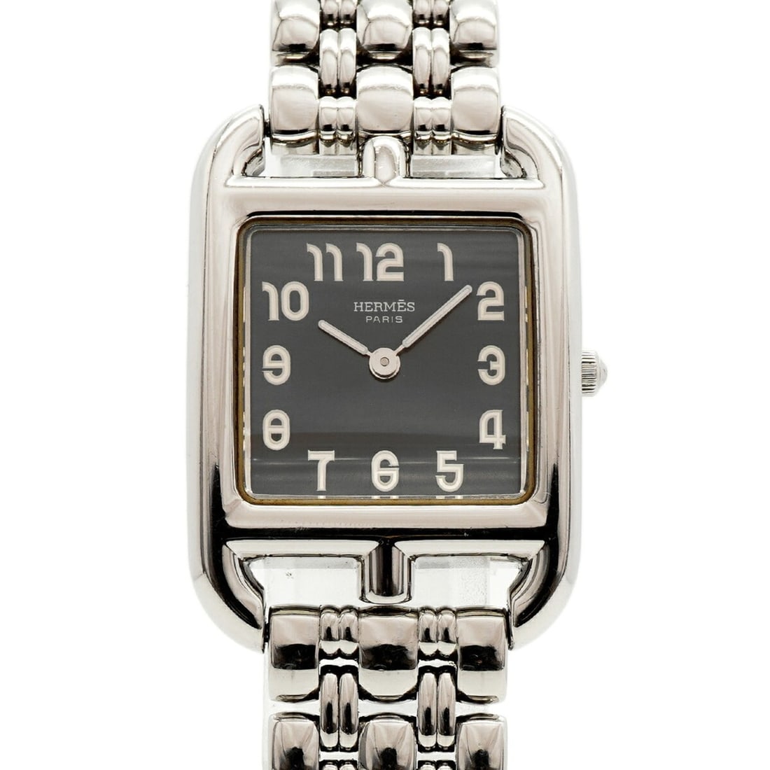 Hermes Cape Cod CC1.210 Gray Dial Women's Watch: --- Catalog ---Category: SizeWrist Size: 15cm / 5.9''Case Diameter: 23.1mm / 0.91''Category: DesignType: WristwatchGender: WomenColor (Dial): GrayMaterial (Band): Stainless steelCategory: GeneralMPN: 