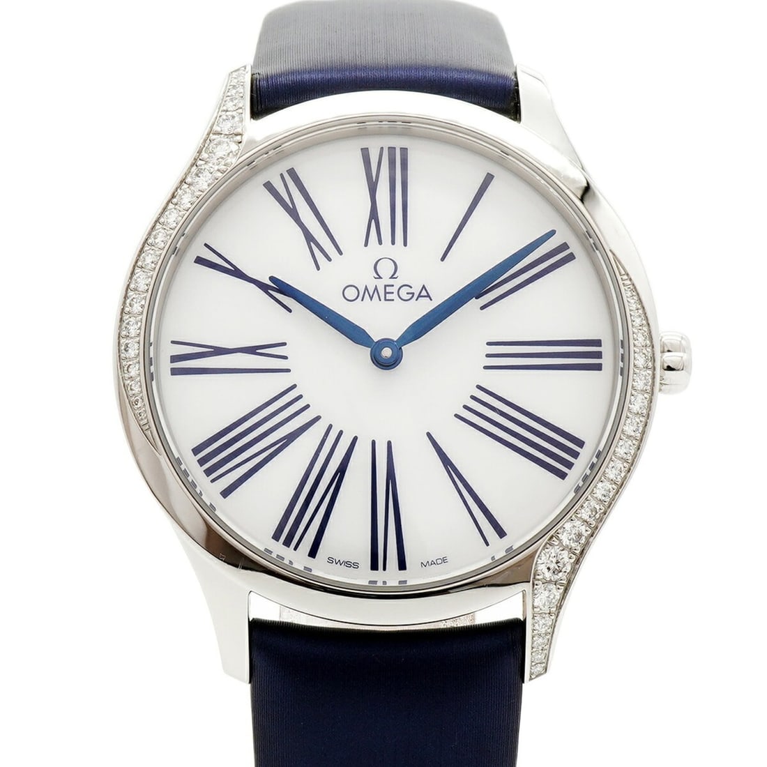 Omega De Ville Tresor Side Diamond 428.17.36.60.04.001 White Dial Women's Watch: --- Catalog ---Category: SizeWrist Size: 16.5cm / 6.49''Case Diameter: 36mm / 1.42''Category: DesignType: WristwatchGender: WomenColor (Dial): WhiteMaterial (Band): Leather, SatinCategory: GeneralMPN: