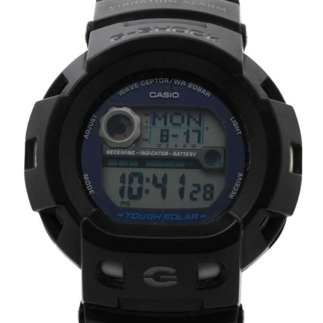 CASIO G-SHOCK THE G SILENCER GW-400J-1JF Black Stainless Steel Men's Digital Watch: --- Catalog ---Category: SizeWrist Size: 21cm / 8.26''Case Diameter: 46mm / 1.81''Category: DesignType: WristwatchGender: MenDisplay: DigitalColor (Dial): BlackMaterial (Case): Stainless steelCategory