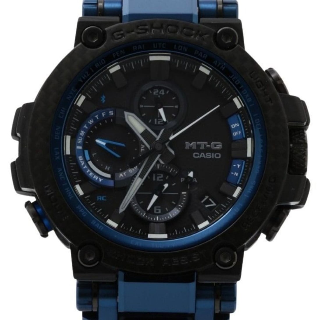 CASIO G-SHOCK MT-G MTG-B1000 Series MTG-B1000XB-1AJ Black Resin Men's Analog Watch: --- Catalog ---Category: SizeWrist Size: 20.5cm / 8.07''Case Diameter: 51.7mm / 2.04''Category: DesignType: WristwatchGender: MenColor (Dial): BlackMaterial (Case): Carbon fiberCategory: GeneralMPN: M