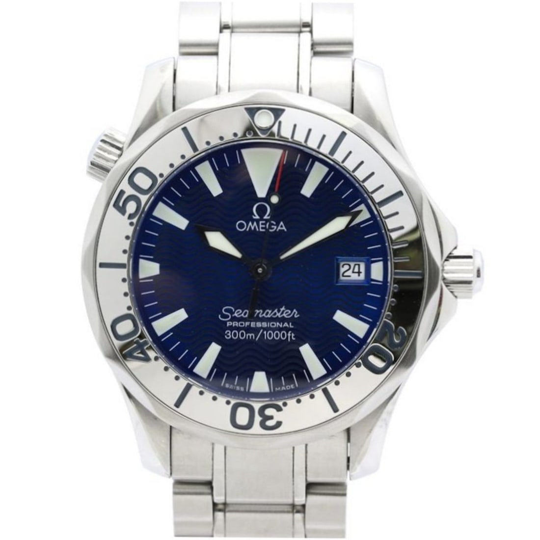 OMEGA Seamaster 300m 2263.80.00 Boys' Watch Stainless Steel 40590: --- Catalog ---Category: SizeWrist Size: 20cm / 7.87''Case Diameter: 36mm / 1.42''Category: DesignType: WristwatchGender: BoysColor (Dial): BlueMaterial (Band): Stainless steelMaterial (Case): Stainle