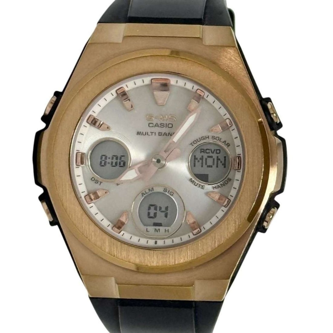 Casio Women's Baby-G G-MS Watch, Tough Solar, Radio-Controlled, Digital/Radio-Controlled: --- Catalog ---Category: SizeWrist Size: 14cm - 20cm / 5.51'' - 7.87''Case Diameter: 40mm / 1.57''Category: DesignType: WristwatchGender: WomenMaterial (Case): Stainless steelCategory: GeneralBrand: C