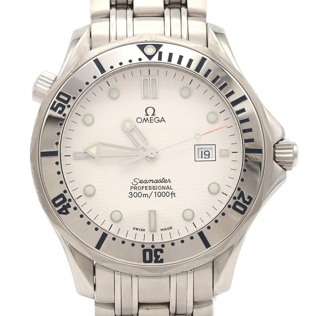 Omega Seamaster Professional 2542.20 Stainless Steel Quartz Watch: --- Catalog ---Category: SizeWrist Size: 18cm / 7.08''Case Diameter: 41mm / 1.61''Category: DesignType: WristwatchGender: MenColor (Dial): WhiteMaterial (Band): Stainless steelMaterial (Case): Stainle