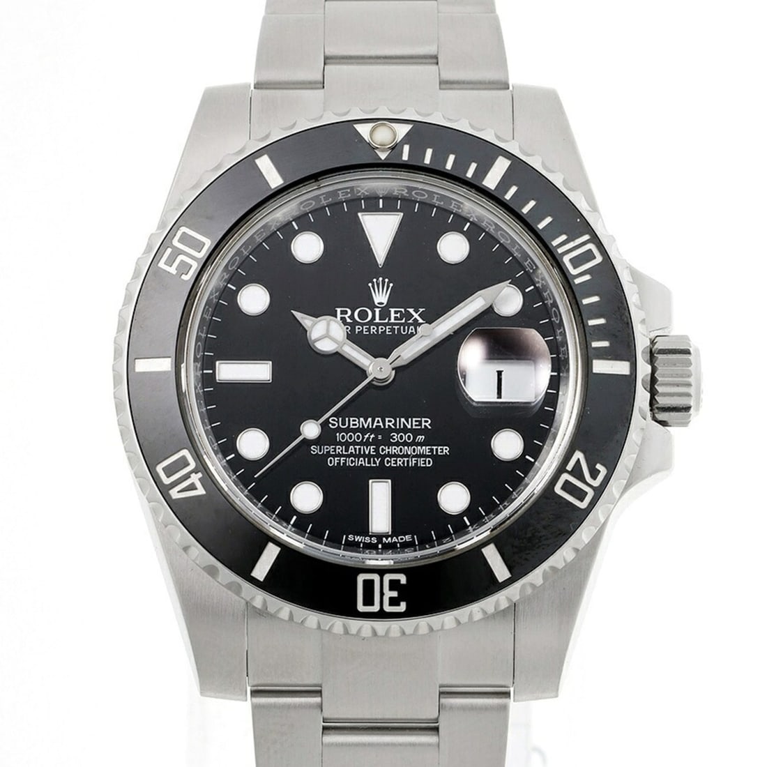 Rolex Submariner 116610LN Automatic Watch 69763: --- Catalog ---Category: SizeWrist Size: 19.5cm / 7.67''Case Diameter: 40mm / 1.57''Category: DesignType: WristwatchGender: MenColor (Dial): BlackMaterial (Band): Stainless steelMaterial (Case): Stain