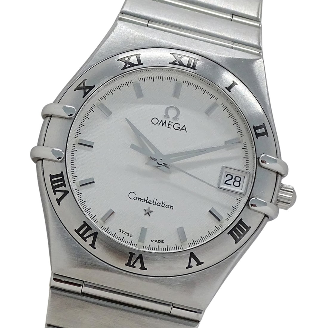 Omega Constellation 1512.30 Men's Watch, Brand Name, Date, Quartz, Stainless Steel (SS), Silver: --- Catalog ---Category: SizeWrist Size: 17.5cm / 6.88''Case Diameter: 33mm / 1.3''Category: DesignType: WristwatchGender: MenColor (Dial): SilverMaterial (Band): Stainless steelMaterial (Case): Stain