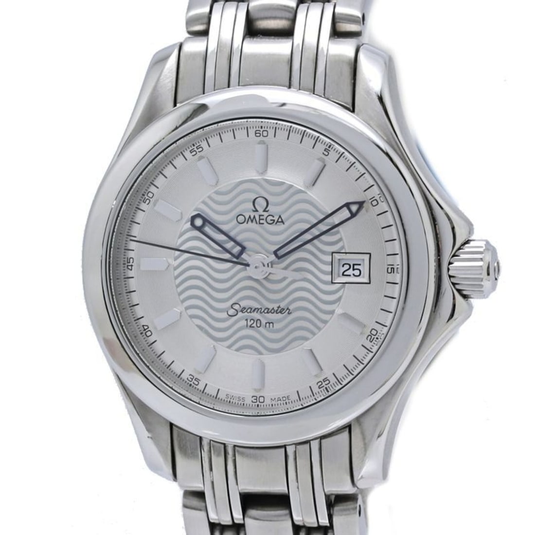 OMEGA Seamaster 120m 2571.31.00 Women's Watch Stainless Steel 40565: --- Catalog ---Category: SizeWrist Size: 16.5cm / 6.49''Case Diameter: 28mm / 1.1''Category: DesignType: WristwatchGender: WomenColor (Dial): SilverMaterial (Band): Stainless steelMaterial (Case): Sta