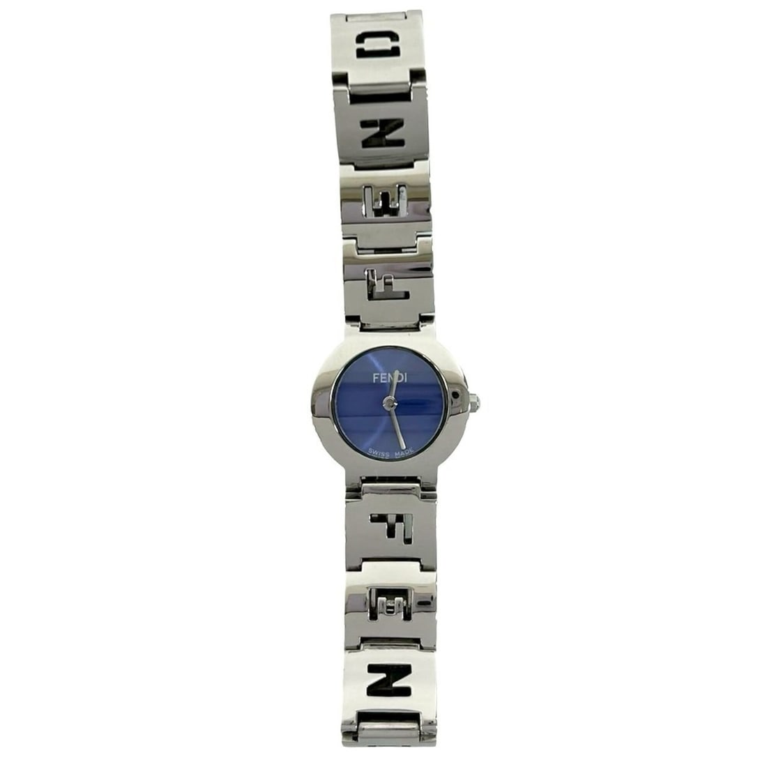 FENDI 3050L Logo Stainless Steel Quartz Wristwatch, Silver, 31132: --- Catalog ---Category: SizeWrist Size: 16.5cm / 6.49''Case Diameter: 22mm / 0.87''Category: DesignType: WristwatchGender: WomenMaterial (Band): Stainless steelMaterial (Case): Stainless steelCategor