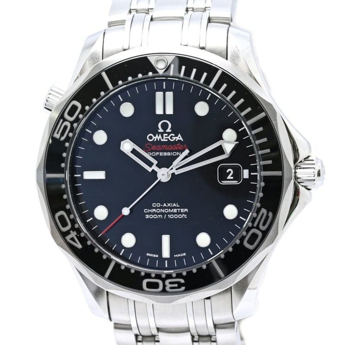 OMEGA Seamaster Diver 300m Co-Axial 212.30.41.20.01.003 Men's Watch Stainless Steel 40533: --- Catalog ---Category: SizeWrist Size: 21cm / 8.26''Case Diameter: 41mm / 1.61''Category: DesignType: WristwatchGender: MenColor (Dial): BlackMaterial (Band): Stainless steelMaterial (Case): Stainle