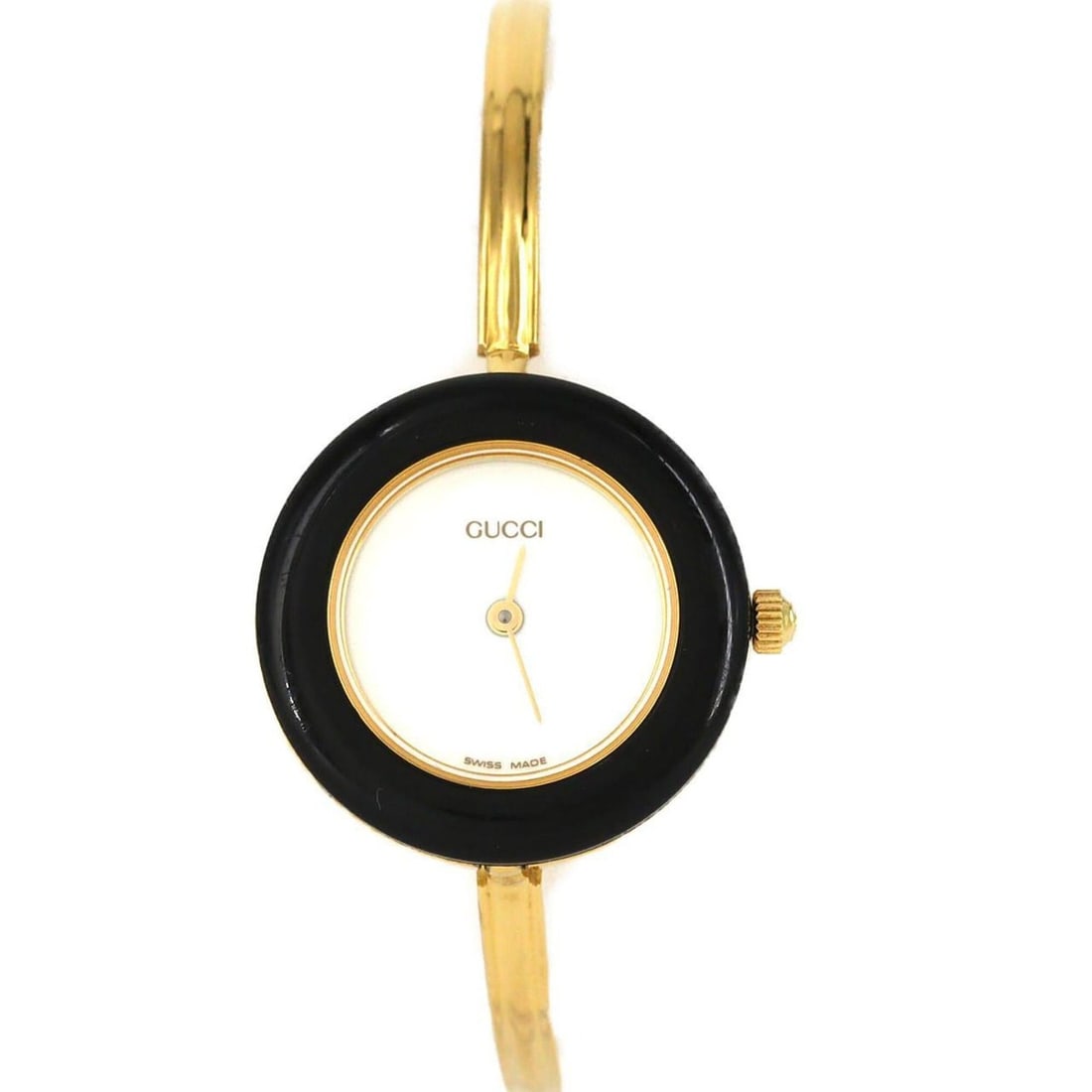 Gucci Change Ring GP Medium Size 11 12.2 Quartz Watch: --- Catalog ---Category: SizeWrist Size: 15cm / 5.9''Case Diameter: 26mm / 1.02''Category: DesignType: WristwatchGender: WomenColor (Dial): WhiteMaterial (Band): Gold platedMaterial (Case): Gold plate