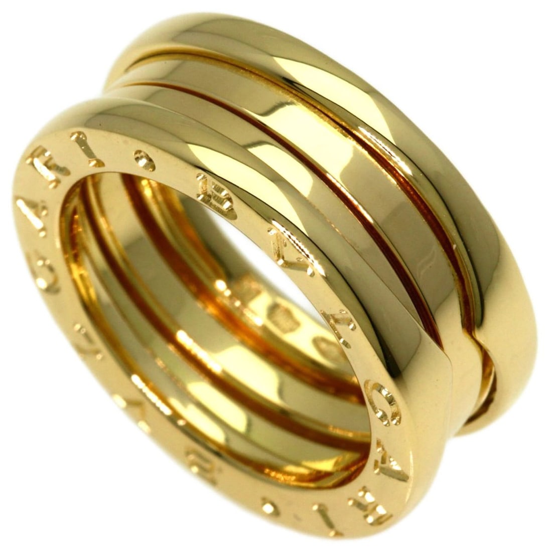 BVLGARI B-zero1 2-band ring #50, 18K yellow gold, women's.: --- Catalog ---Category: SizeJP Size: 10US Size: 5.5Category: DesignType: Band ringGender: WomenMaterial: Yellow gold (18K)Category: GeneralBrand: Bvlgari--- Item List ---Section: ConditionRanking: Ra