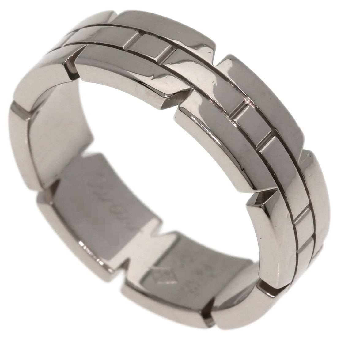 Cartier Tank Française #58 Ring, 18K White Gold, Women's, CARTIER (1 of 7)