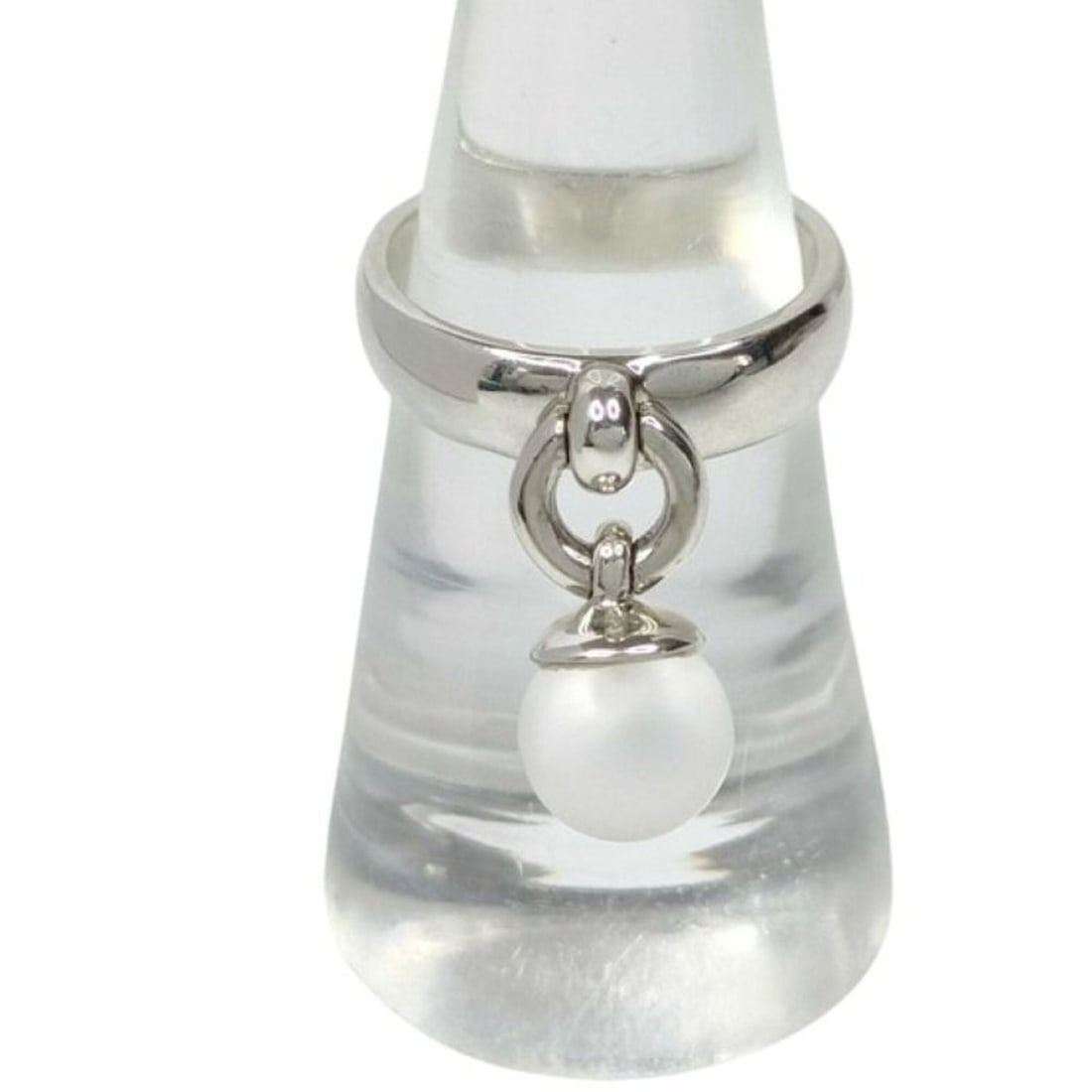 TIFFANY & Co. Ball Dunkle Ring, Silver, Pink, SV925, Women's Ring: --- Catalog ---Category: SizeJP Size: 13US Size: 6.5Category: DesignType: Band ringColor: Pink, SilverStyle: Elegant, FashionGender: WomenMaterial: Silver 925Category: GeneralBrand: Tiffany--- Item Li