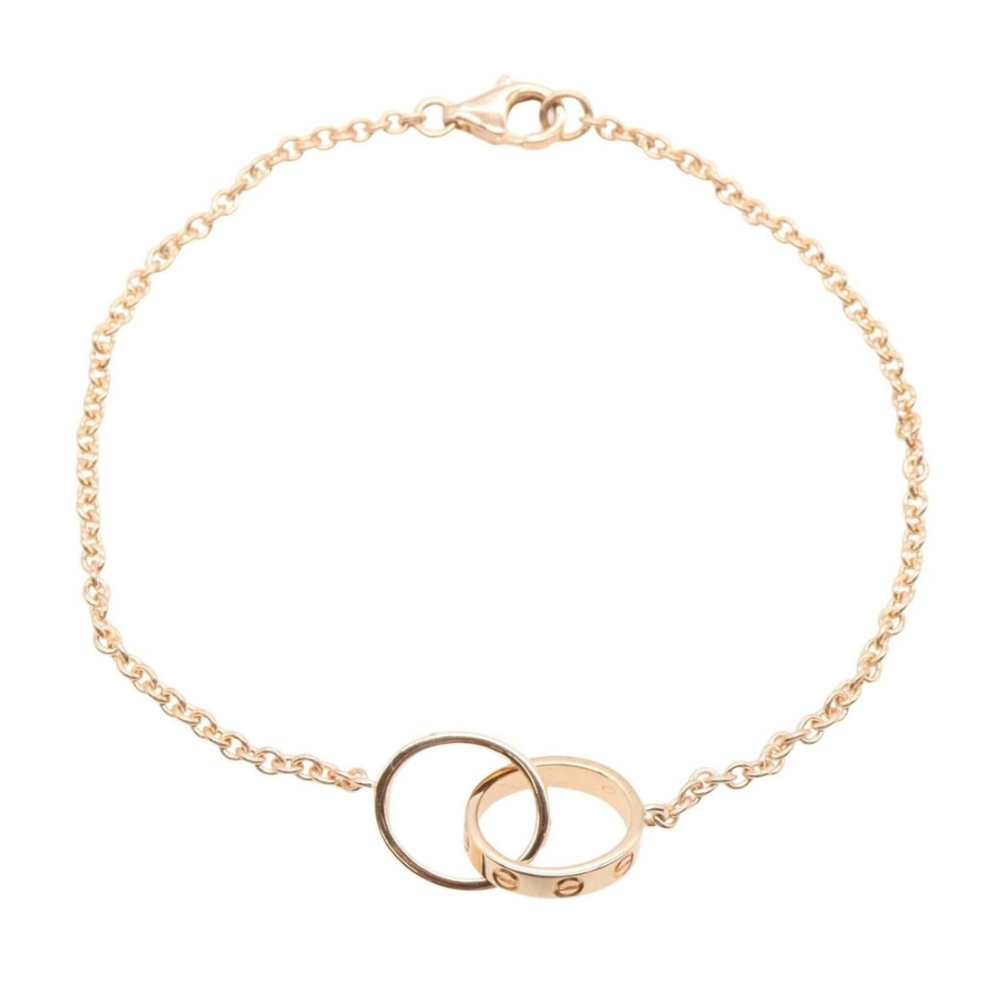 Cartier Baby Love Bracelet, 18K Pink Gold (PG), Women's, Tone, B6027000: --- Catalog ---Category: SizeLength: 17cm / 6.69''Category: DesignType: Charm braceletColor: GoldGender: WomenMaterial: Pink gold (18K)Category: GeneralMPN: B6027000Brand: Cartier--- Item List ---Sect