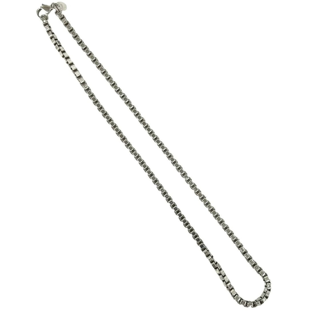 TIFFANY&Co. Tiffany Venetian Necklace, Sterling Silver 925, Accessory, Jewelry, Silver, 46619: --- Catalog ---Category: SizeNeck Circumference: 45.5 cm / 17.91''Category: DesignColor: SilverGender: WomenMaterial: Silver 925Necklace Type: NecklaceCategory: GeneralBrand: Tiffany--- Item List ---S