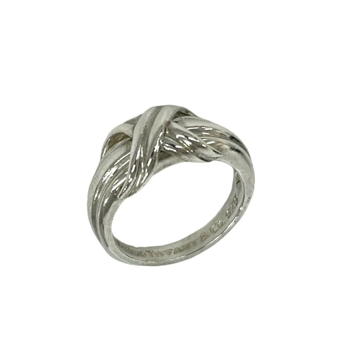 TIFFANY&Co. Tiffany Vintage Signature Ring, Sterling Silver 925, Accessory, Silver, 48365: --- Catalog ---Category: SizeJP Size: 11US Size: 6Category: DesignType: Band ringColor: SilverGender: WomenMaterial: Silver 925Category: GeneralBrand: Tiffany--- Item List ---Section: ConditionRanking