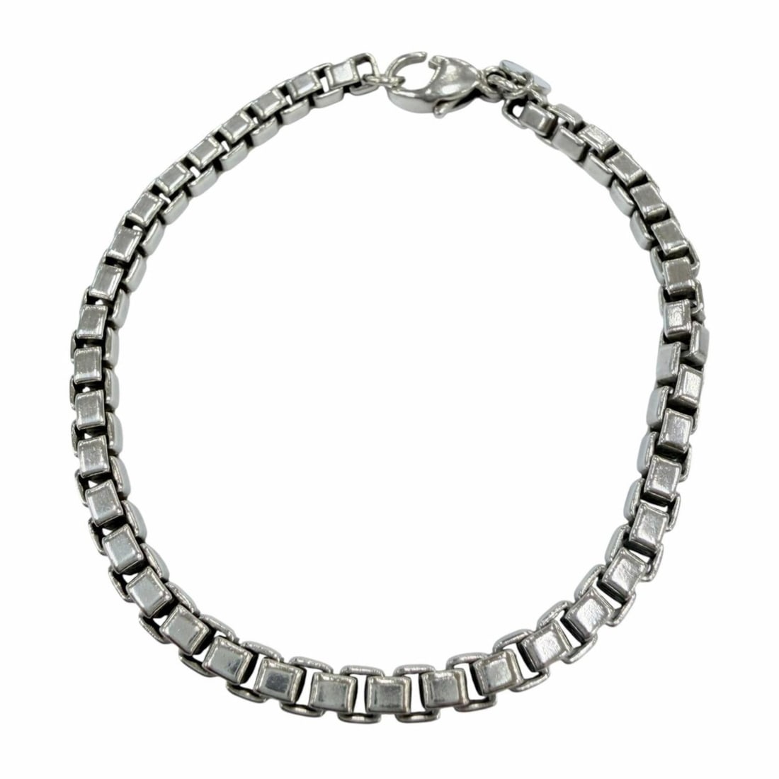 TIFFANY&Co. Tiffany Venetian Bracelet, 925 Sterling Silver, 17cm Inner Circumference, 15.3g Weight,: --- Catalog ---Category: SizeLength: 17cm / 6.69''Category: DesignType: Charm braceletColor: SilverGender: WomenMaterial: Silver 925Category: GeneralBrand: Tiffany--- Item List ---Section: ConditionRa