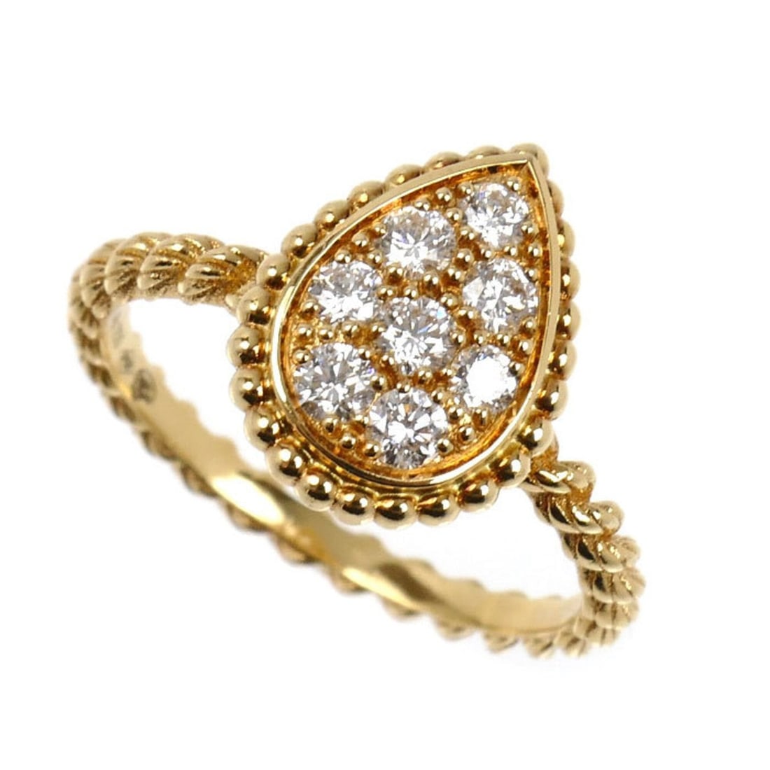 Boucheron 18KYG Yellow Gold Serpent Bohème Small Ring JRG02144 Diamond 50 2.9g Women's (1 of 8)