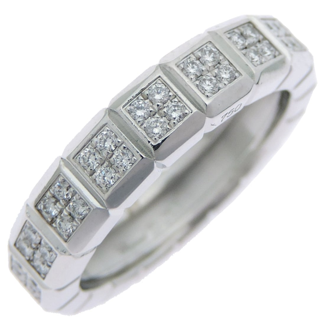 Chopard Ice Cube Diamond Ring for Women and Men, Size 82, 6815, 750 White Gold: --- Catalog ---Category: SizeJP Size: 9.5US Size: 5Category: DesignType: Band ringStone: DiamondGender: Men,WomenMaterial: White gold (18K)Category: GeneralMPN: 82/6815Brand: Chopard--- Item List ---S