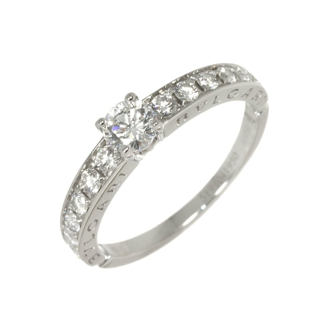 Bulgari BVLGARI Dedicata Venezia Diamond 1 Ring Pt Platinum: --- Catalog ---Category: SizeJP Size: 11US Size: 6Category: DesignType: Band ringGender: WomenMaterial: Platinum 950Category: GeneralBrand: Bvlgari--- Item List ---Section: ConditionRanking: Rank SA