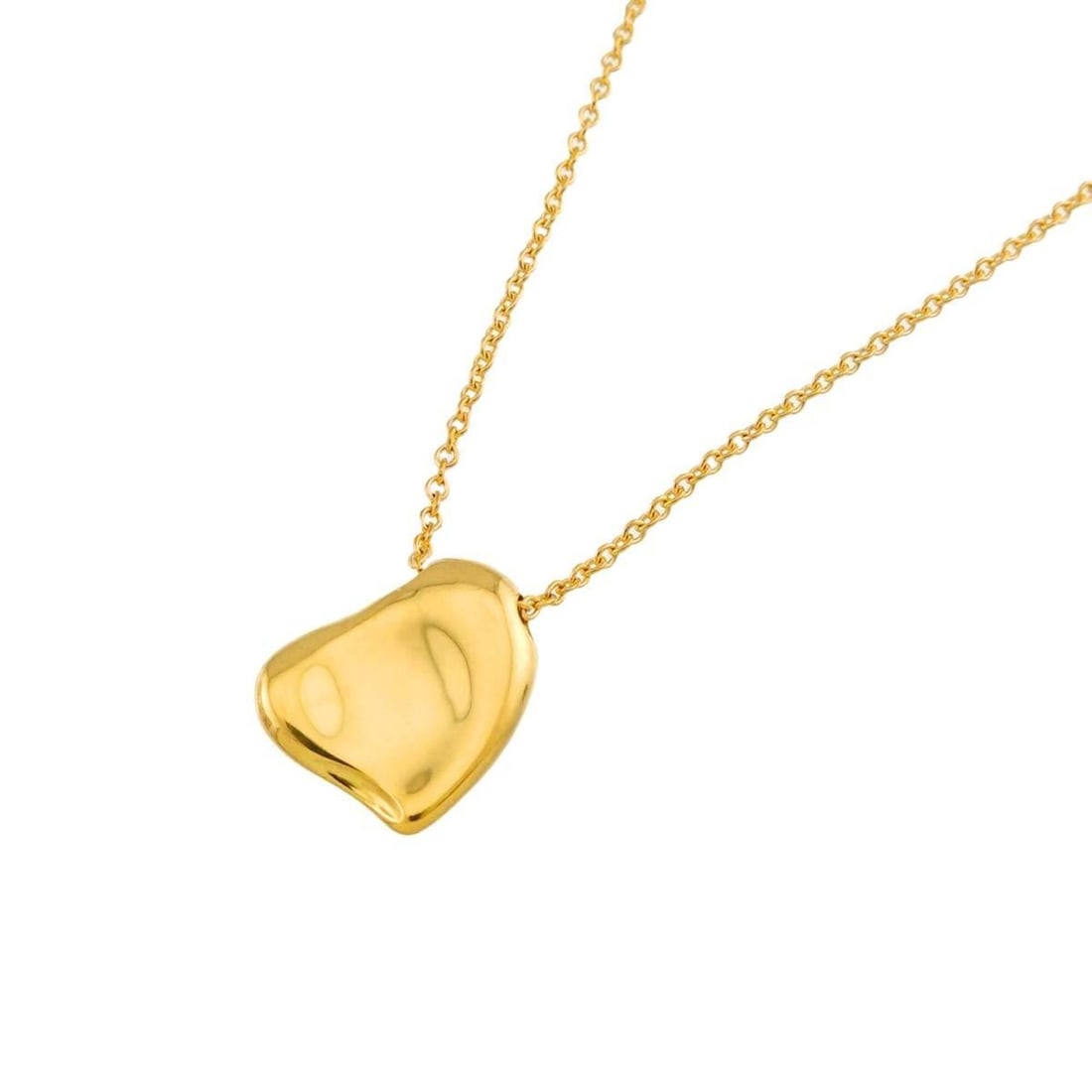 Tiffany & Co. Full Heart Necklace, 37cm, 18K Yellow Gold (750): --- Catalog ---Category: SizePendant Size: 12mm x 10mm / 0.47'' x 0.39''Neck Circumference: 37 cm / 14.56''Category: DesignGender: WomenMaterial: Yellow gold (18K)Necklace Type: NecklaceCategory: Gene