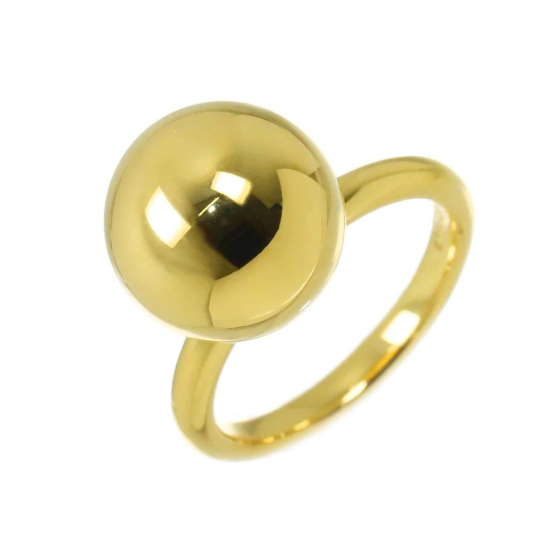 Tiffany & Co. HardWear Ball Ring, 18K Yellow Gold (750): --- Catalog ---Category: SizeJP Size: 9US Size: 5Category: DesignType: Band ringGender: WomenMaterial: Yellow gold (18K)Category: GeneralBrand: Tiffany--- Item List ---Section: ConditionRanking: Rank 