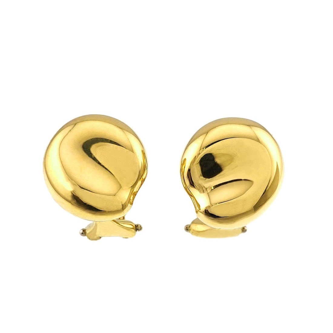 Tiffany & Co. Nugget Earrings, 18K Yellow Gold (750), Clip-on Earrings: --- Catalog ---Category: SizeSize (HxWxD): 12.50mm x 11.80mm / 0.49'' x 0.46''Category: DesignType: Clip earringsGender: WomenMaterial: Yellow gold (18K)Category: GeneralBrand: Tiffany--- Item List --
