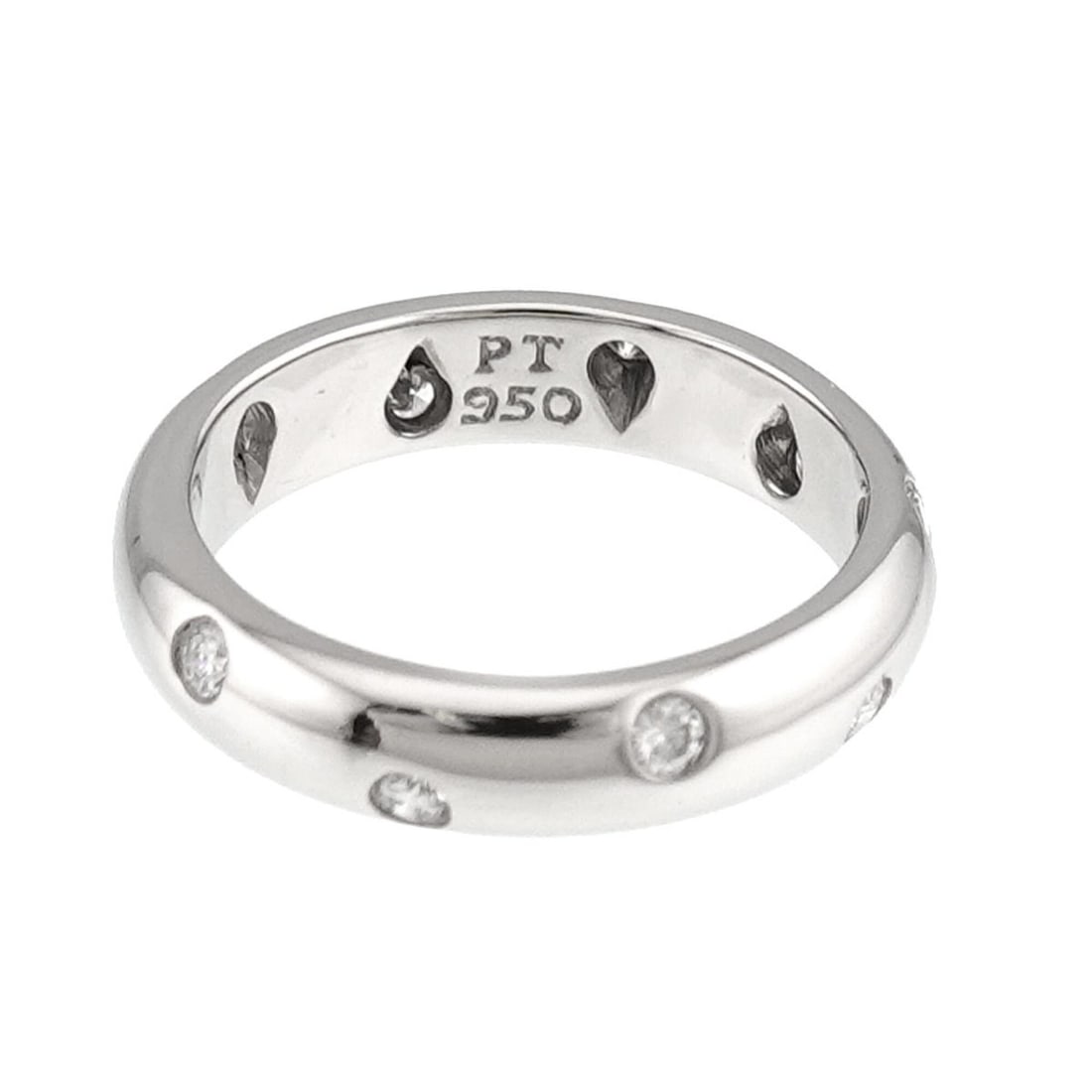 Tiffany & Co. Dots Diamond Ring, Platinum. - 4