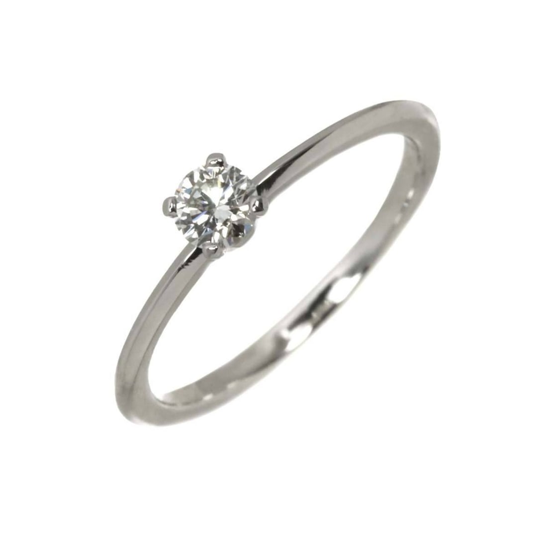 Tiffany & Co. True Band Diamond Ring, 0.18ct I VS1 3EX, Platinum.: --- Catalog ---Category: SizeJP Size: 8US Size: 4.5Category: DesignType: Band ringGender: WomenMaterial: Platinum 950Category: GeneralBrand: Tiffany--- Item List ---Section: ConditionRanking: Rank SA