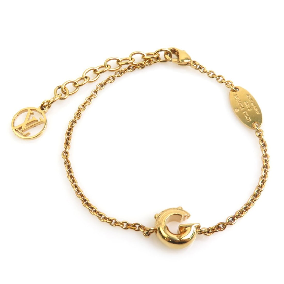 Louis Vuitton LOUIS VUITTON Bracelet LV&ME Initial G Metal Gold Women's M67164 r11418a: --- Catalog ---Category: SizeLength: 18.5cm / 7.28''Category: DesignType: Charm braceletColor: GoldGender: WomenMaterial: MetalCategory: GeneralMPN: M67164Brand: Louis VuittonCountry of Origin: