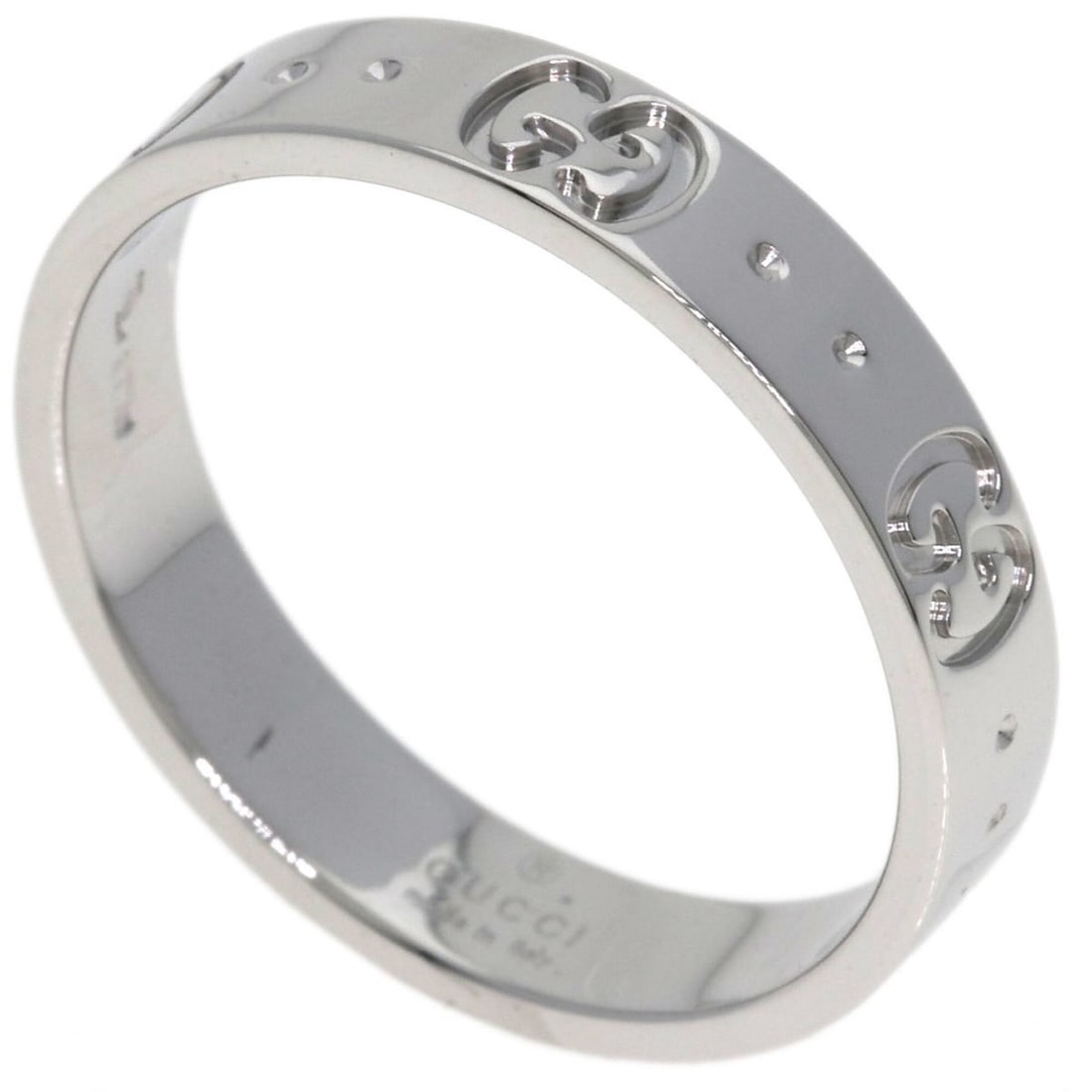 Gucci Icon #15 Ring - 18K White Gold Women's GUCCI (1 of 7)