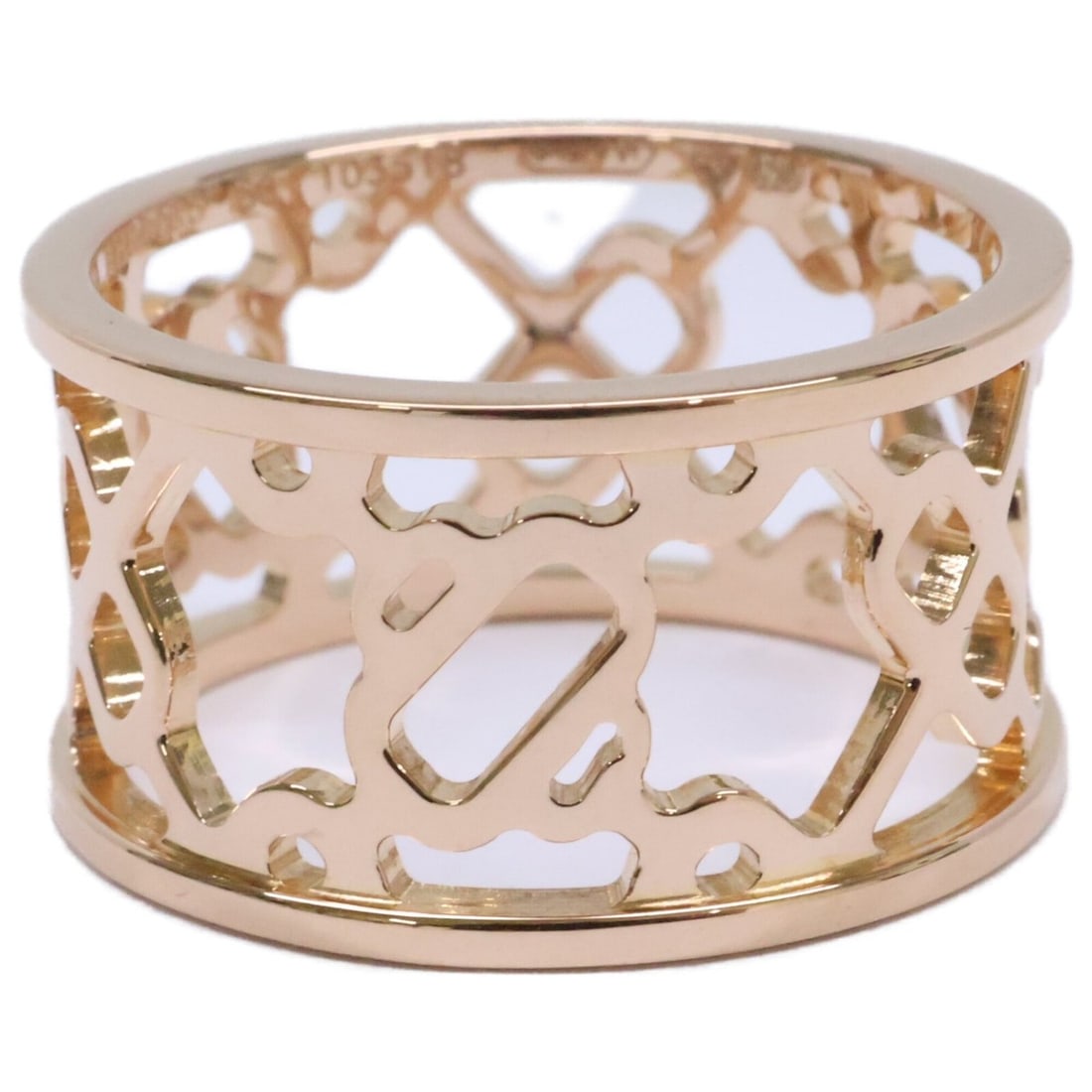 HERMES Hermes 750 Chaine d'Ancre Passerelle Ring, Size 50, Yellow Gold, Newly Polished, Women's: --- Catalog ---Category: SizeUS Size: 5.5Brand Size: 50Category: DesignType: Band ringColor: Yellow goldGender: WomenMaterial: Yellow gold (18K)Category: GeneralBrand: Hermes--- Item List ---Section: 