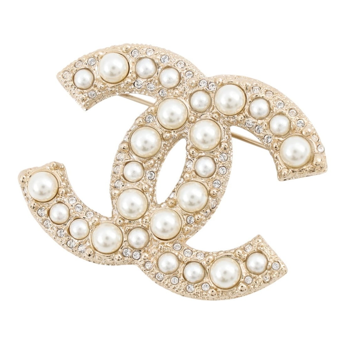 Chanel Brooch, Coco Mark, Faux Pearl, F26 V, CHANEL, Chanel, Women's, CHANEL BROACH: --- Catalog ---Category: SizeSize (HxWxD): 3.7cm x 4.9cm / 1.45'' x 1.92''Category: DesignType: BroochGender: WomenMaterial: Artificial pearl, Gold platingCategory: GeneralBrand: ChanelCountry of Orig