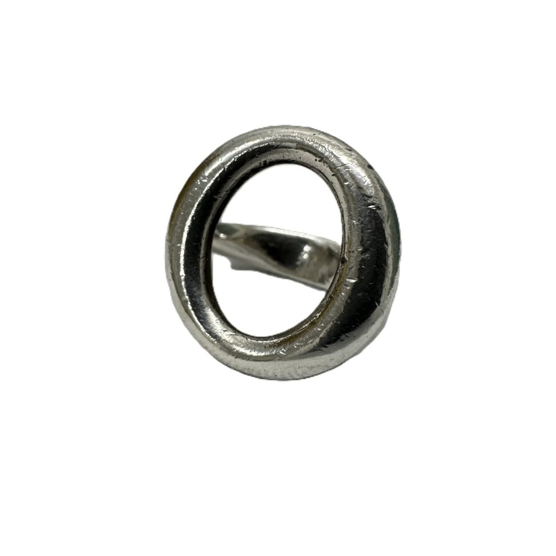 TIFFANY & Co. Tiffany Elsa Peretti Sebiana Ring, SV925 Silver, Approx. Size 7, Women's: --- Catalog ---Category: SizeWeight: 9.85g / 0.34oz.JP Size: 7US Size: 4Category: DesignType: Band ringColor: SilverGender: WomenMaterial: SilverCategory: GeneralBrand: Tiffany--- Item List ---Section