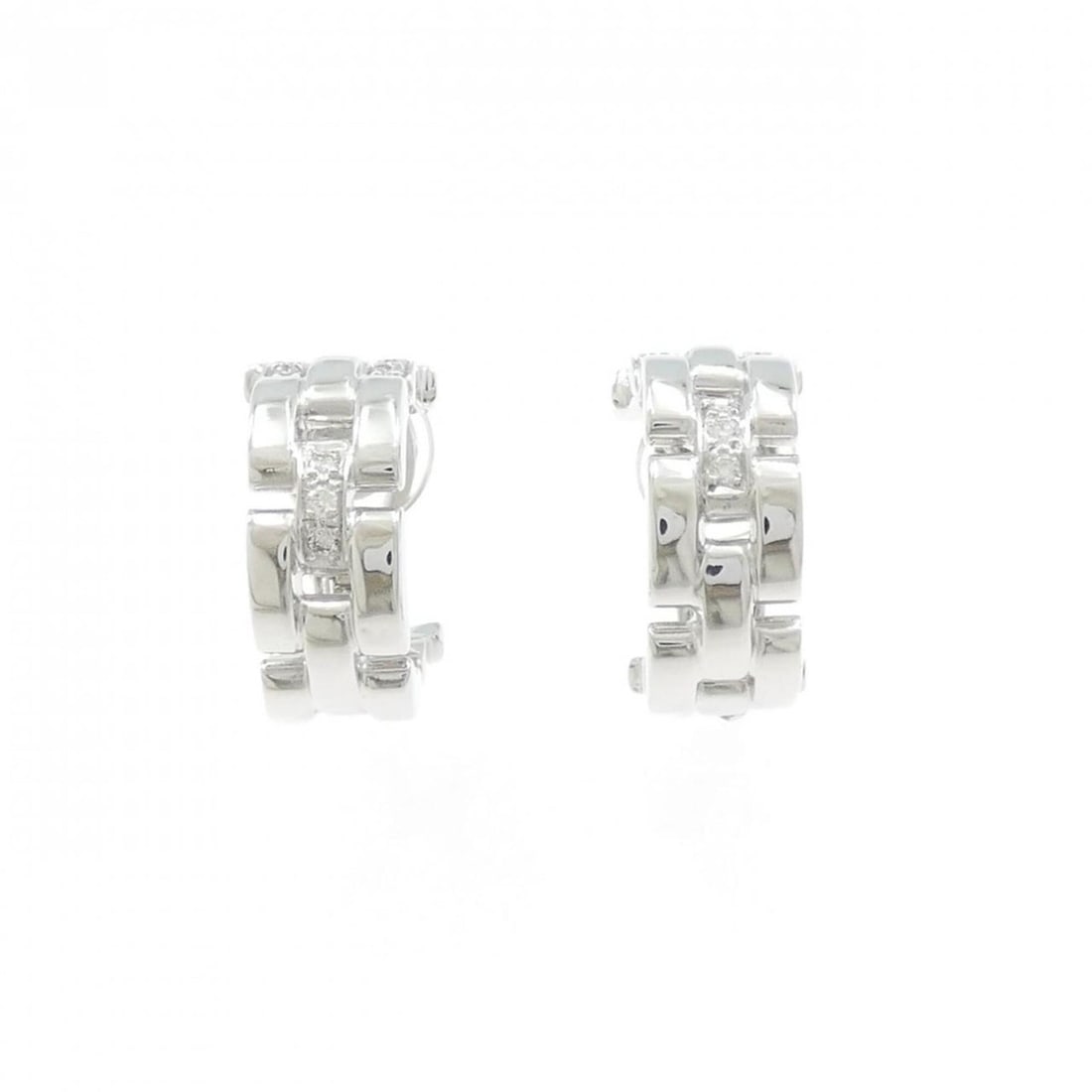 Cartier Maillon Panthère Earrings: --- Catalog ---Category: SizeSize (HxWxD): 18.10mm x 7.50mm / 0.71'' x 0.30''Category: DesignType: Clip earringsGender: WomenMaterial: White gold (18K)Category: GeneralBrand: Cartier--- Item List ---S