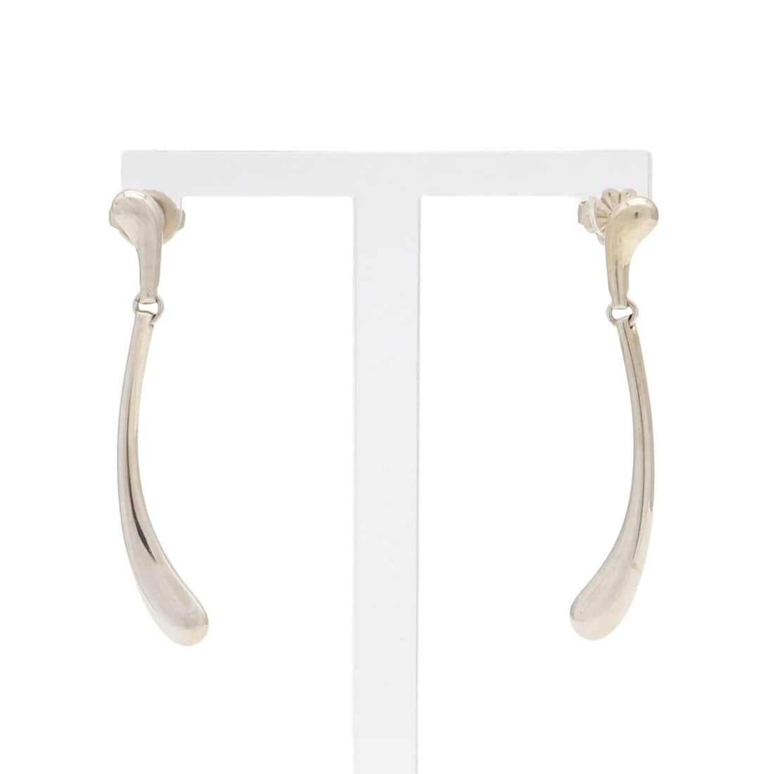 TIFFANY&Co. Tiffany & Co. Elsa Peretti Elongated Teardrop Earrings SV925 Ag925 Silver: --- Catalog ---Category: DesignType: Drop earringsColor: SilverGender: WomenMaterial: Silver 925Category: GeneralBrand: Tiffany--- Item List ---Section: ConditionRanking: Rank AB Used - Traces of