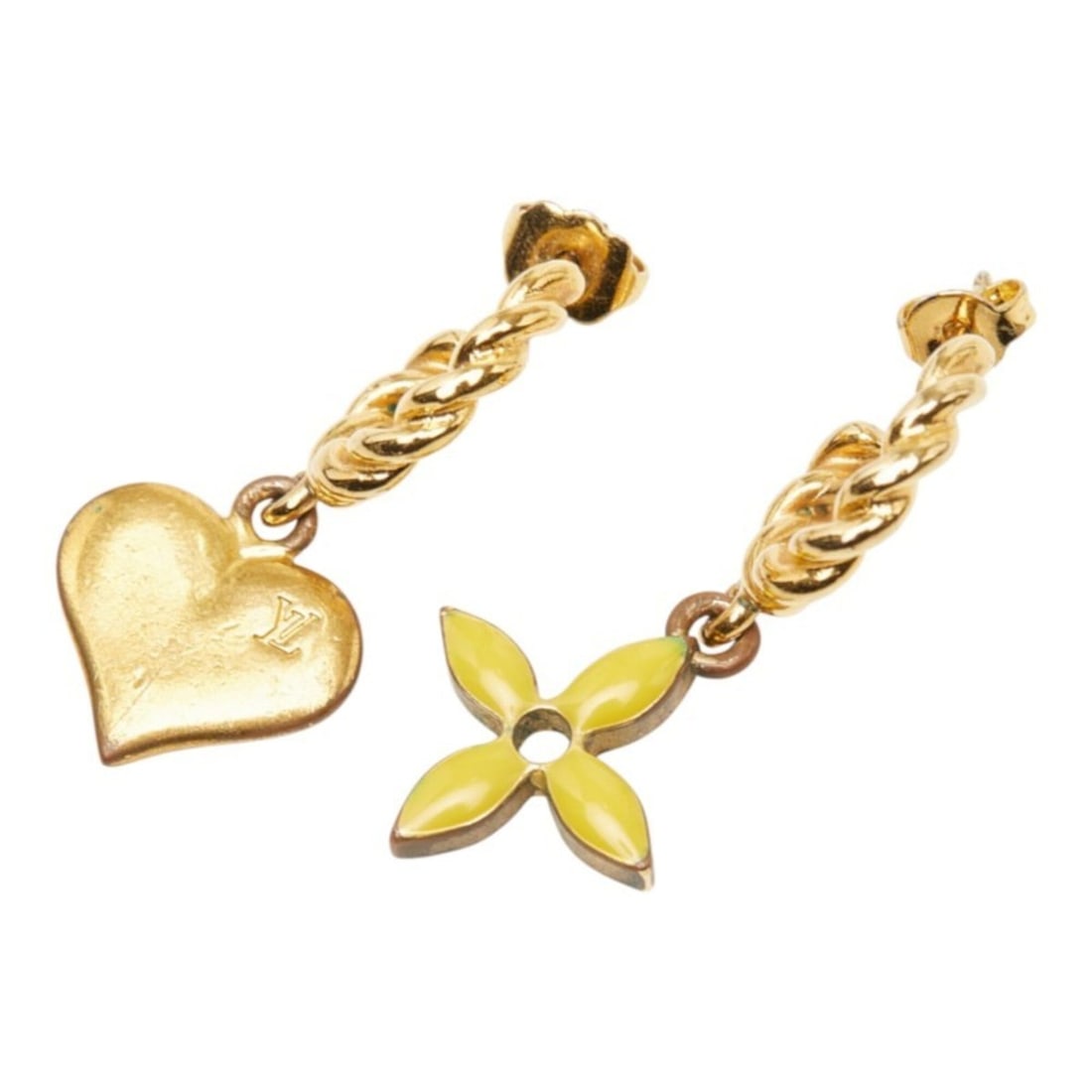 Louis Vuitton Boucle d'Oreilles Sweet Monogram Earrings M65370 Gold Plated Women's LOUIS VUITTON: --- Catalog ---Category: SizeSize (HxWxD): 32.60mm x 15.80mm / 1.28'' x 0.62''Category: DesignType: Stud earringsColor: GoldGender: WomenCategory: GeneralMPN: M65370Brand: Louis Vuitton--- Item List -