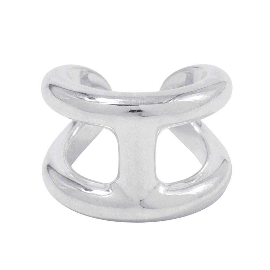 Hermes Osmose GM ring, SV925 silver, ring size 53. (HERMES ring): --- Catalog ---Category: SizeJP Size: 13US Size: 6.5Category: DesignColor: SilverGender: WomenMaterial: Silver 925Category: GeneralBrand: HermesCountry of Origin: Italy--- Item List ---Section: Condit