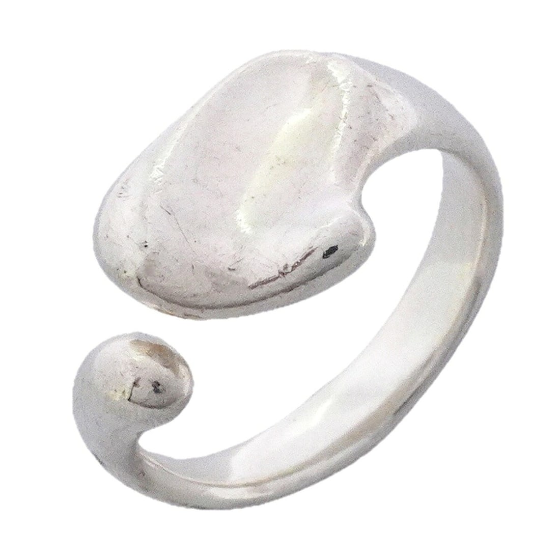 Tiffany & Co. Full Heart Ring, Sterling Silver 925, Size 7.5, Women's (1 of 9)