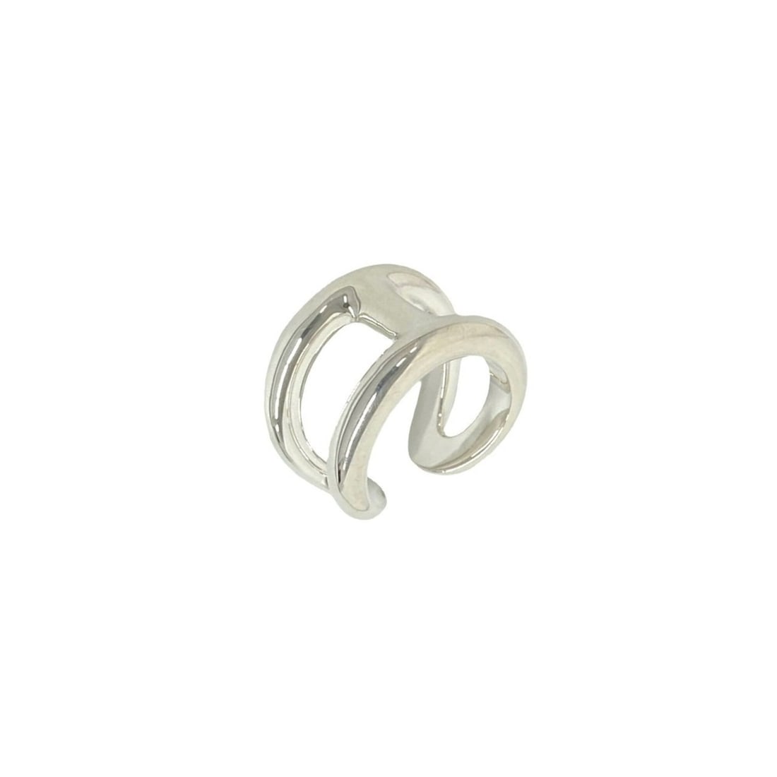 HERMES Osmos GM Ring, Sterling Silver 925, Size #58, Men's, Silver, Item No. 41720: --- Catalog ---Category: SizeJP Size: 17US Size: 8.5Category: DesignType: Band ringColor: SilverGender: MenMaterial: Silver 925Category: GeneralBrand: Hermes--- Item List ---Section: ConditionRanking:
