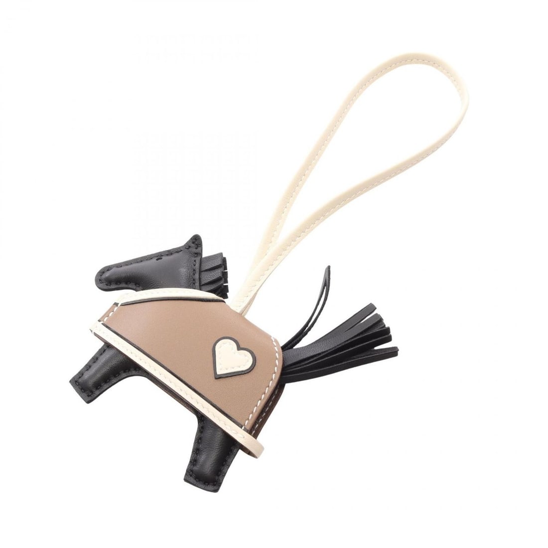 Hermes Rodeo PM Robeo Coeur Etoupe Cle Charm Accessory Agneau Milo Veau Swift Leather Women's Black: --- Catalog ---Category: DesignType: Handbag charmColor: Black, Gray, WhiteGender: WomenMaterial: Agneau Milo, Swift leatherCategory: GeneralBrand: Hermes--- Item List ---Section: ConditionRanking: Ra