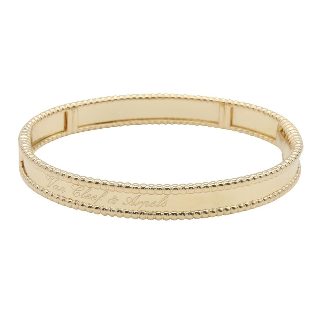 Van Cleef & Arpels Perlee Signature Bangle, Small 18K (Yellow Gold), Women's, Gold Tone, VCARP3K300 (1 of 6)