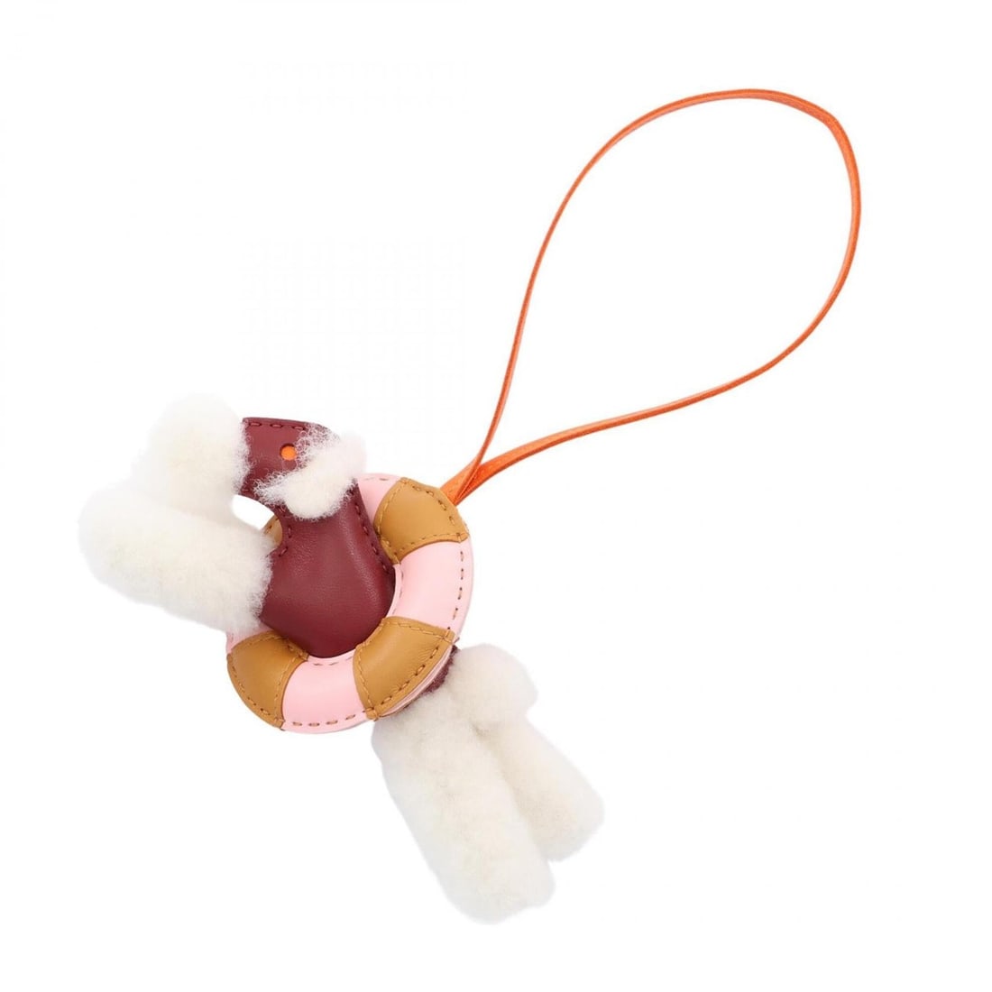 Hermes Buddy Charm à la Mer Rouge H Sesame Rose Sakura Feu Accessory Mouton Agneau Milo Women's: --- Catalog ---Category: DesignType: Handbag charmColor: Bordeaux, Multi-colorGender: WomenMaterial: Agneau Milo, LeatherLeather/Fur Type: MoutonCategory: GeneralBrand: Hermes--- Item List ---Section: