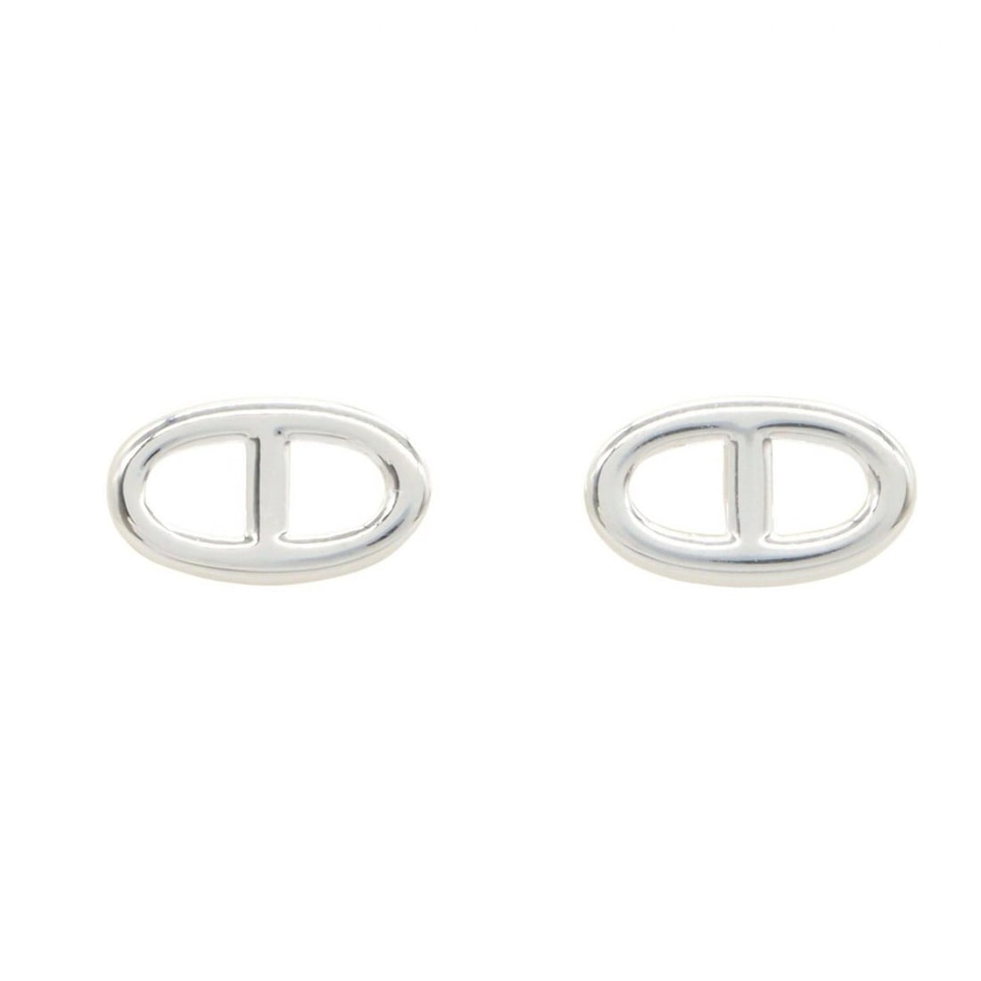 Hermes Chaine d'Ancre earrings, sterling silver (925), women's jewelry, tone.: --- Catalog ---Category: SizeSize (HxWxD): 5.00mm x 9.00mm / 0.20'' x 0.35''Category: DesignType: Stud earringsColor: SilverGender: WomenMaterial: Silver 925Category: GeneralBrand: Hermes--- Item List