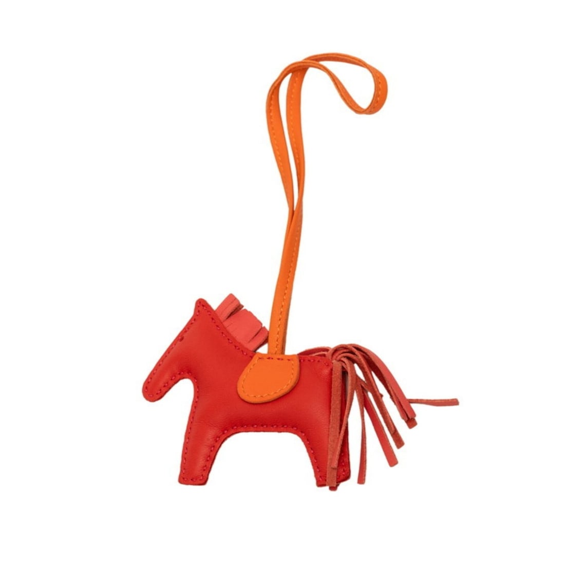 Hermes Rodeo PM Accessory Bag Charm, Rouge Indian Orange/Red, Agneau Milo, Women's.: --- Catalog ---Category: SizeSize (HxWxD): 7.50mm x 9.00mm / 0.30'' x 0.35''Category: DesignType: Handbag charmColor: Orange, Red colorGender: WomenMaterial: Agneau MiloCategory: GeneralBrand: Hermes-