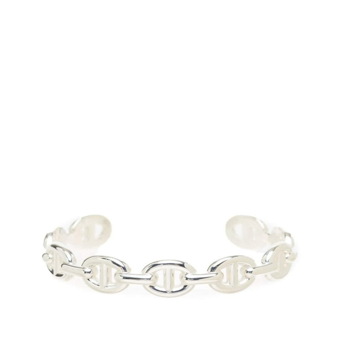Hermes Chaine d'Ancre Enchainée ST Bangle SV925 Silver Women's HERMES: --- Catalog ---Category: SizeLength: 15.5cm / 6.1''Category: DesignType: BangleGender: WomenMaterial: Silver 925Category: GeneralBrand: Hermes--- Item List ---Section: ConditionRanking: Rank AB Used -