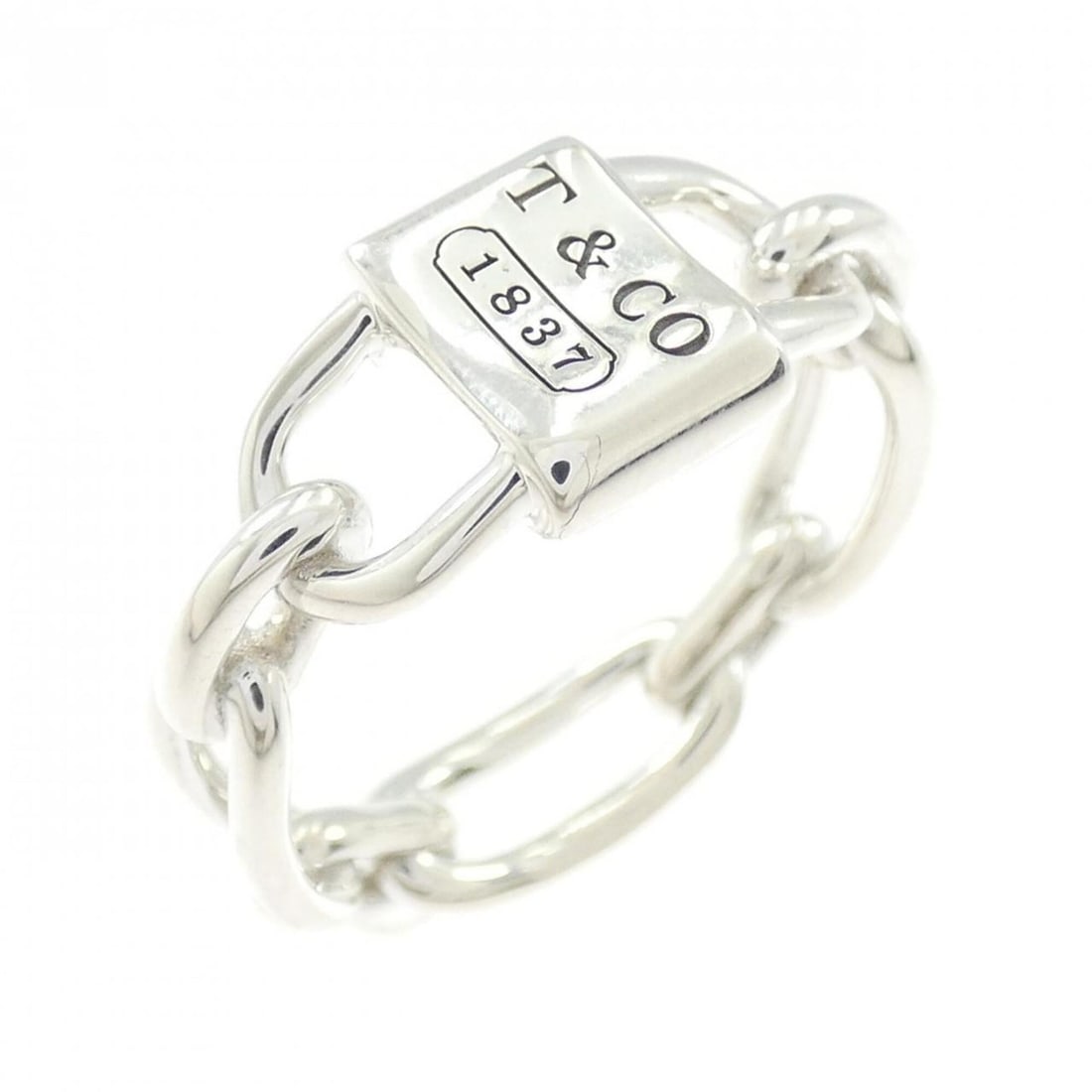 Tiffany Double Lock Ring: --- Catalog ---Category: SizeJP Size: 13US Size: 6.5Category: DesignType: Band ringGender: WomenMaterial: Silver 925Category: GeneralMPN: 73248035Brand: Tiffany--- Item List ---Section:
