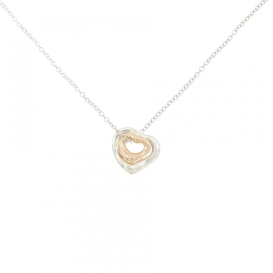 Tiffany Open Heart Extra Mini Necklace (1 of 6)