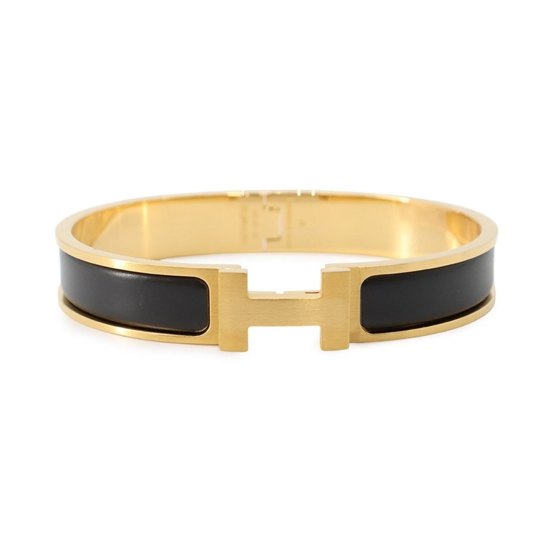 Hermes Bracelet Click HH Black HERMES Bangle BRACELET (1 of 10)